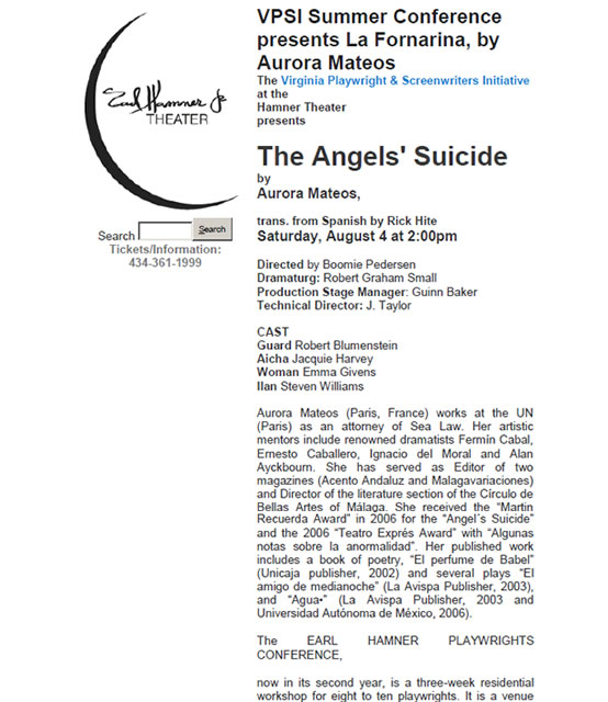 El suicidio  del Angel