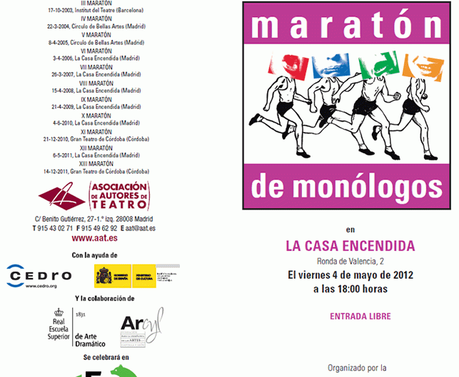 XIV Maratón de Monólogos