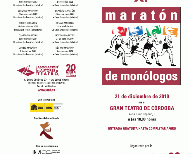 XI Maratón de Monólogos